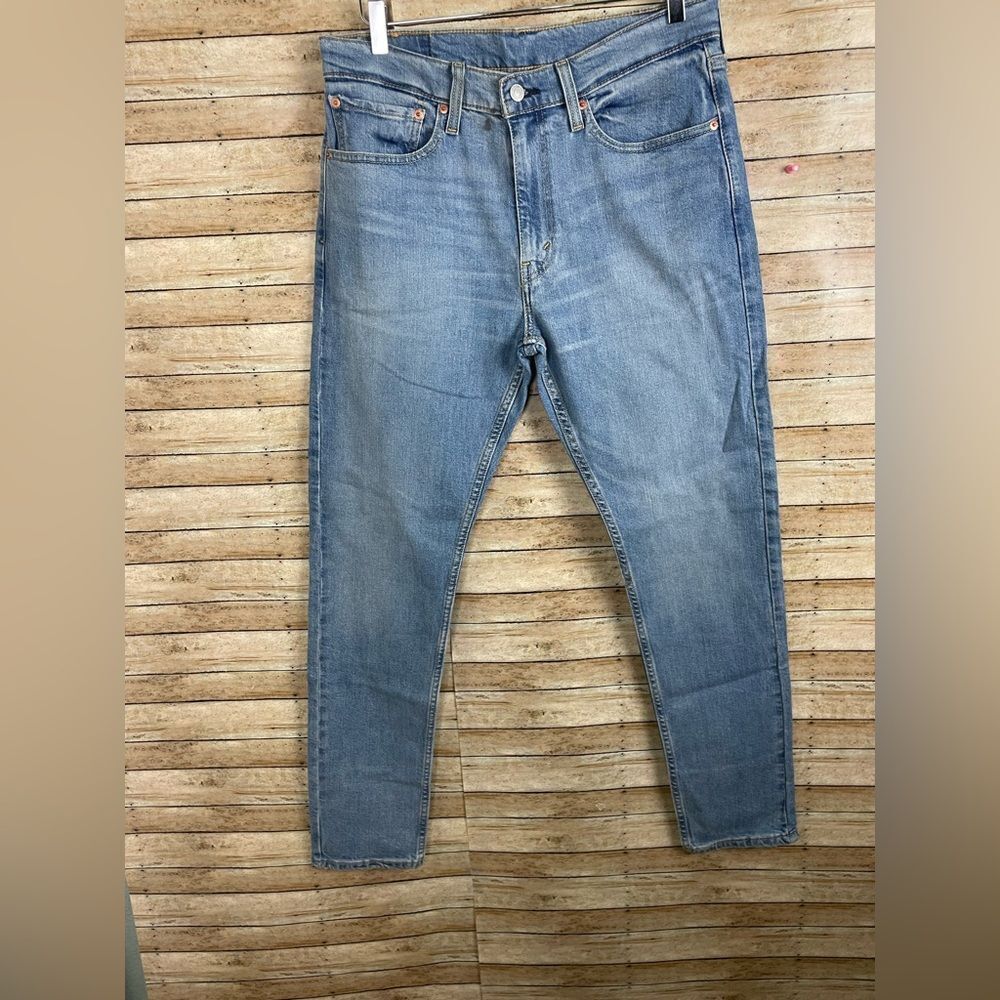 Levi's Flex Men's 512 Slim Skinny Tapered Fit Jeans light blue 34x32